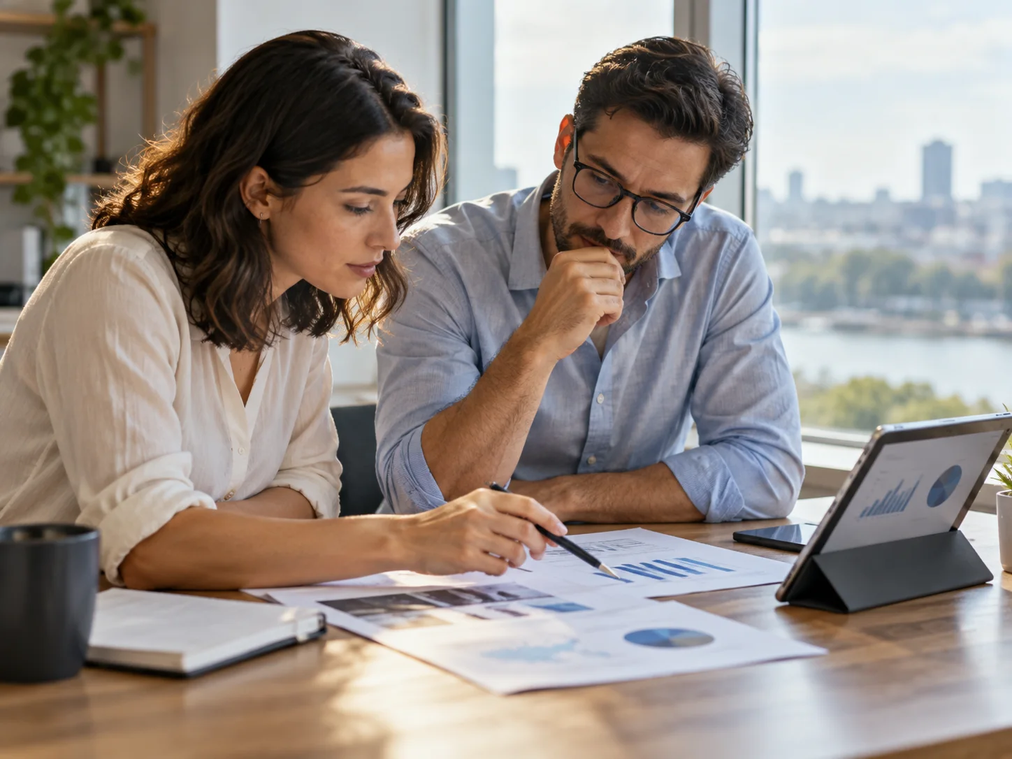 Colleagues turning business data into practical next actions