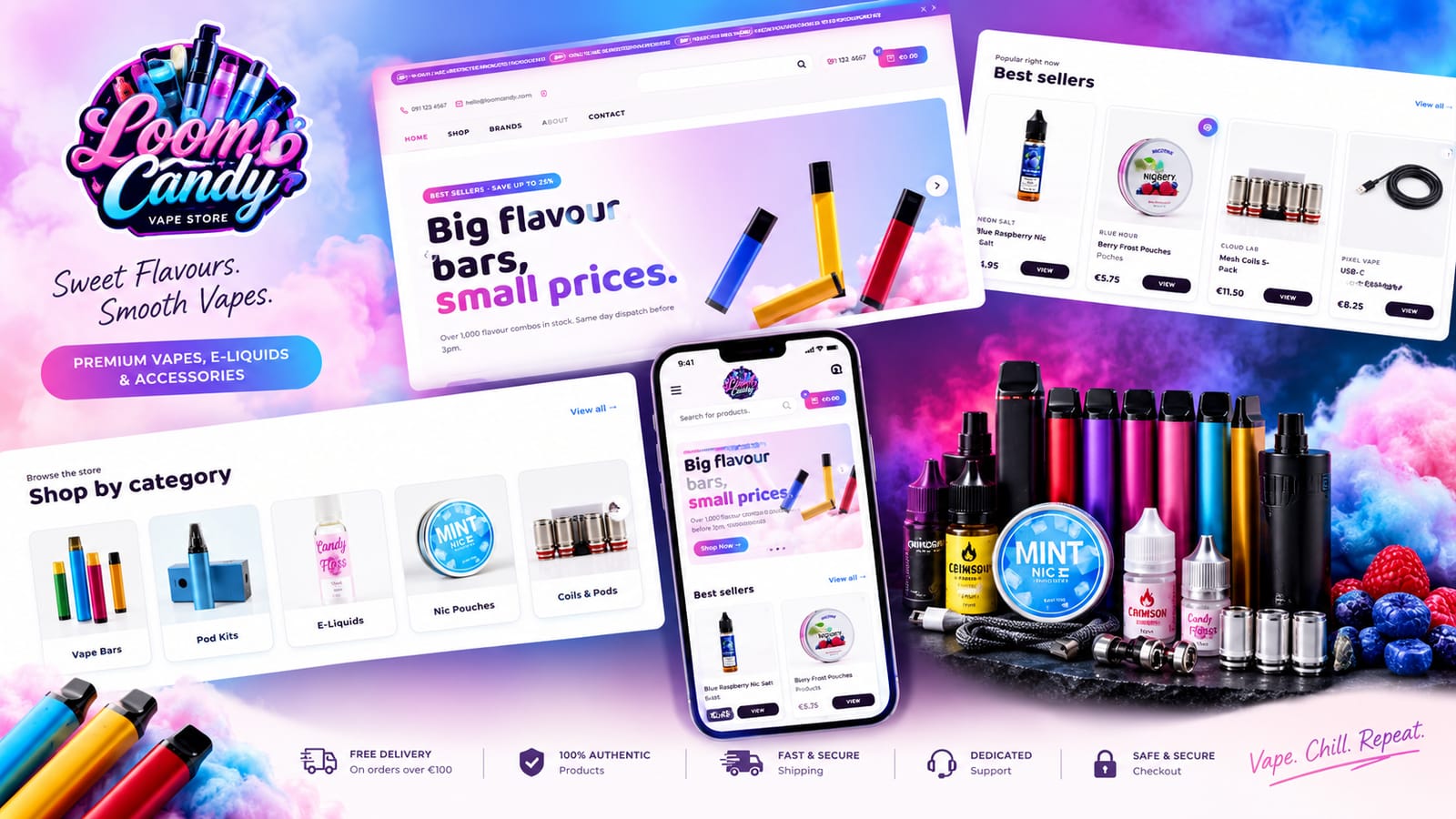 Loom Candy: E-commerce · WooCommerce project by Eire Tech