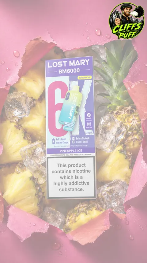 Cliffs of Puff reel: Stop Scrolling: Lost Mary BM6000 flavours